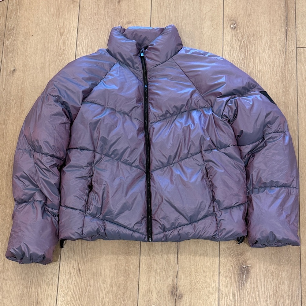 DKNY Sport Purple Puffer Jacket